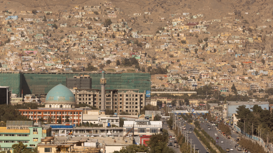 A general view of Kabul