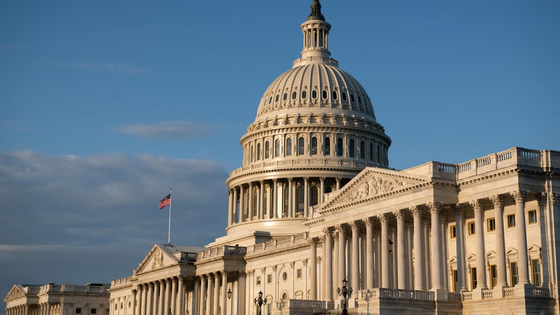 A general view of the U.S. Capitol Building in Washington