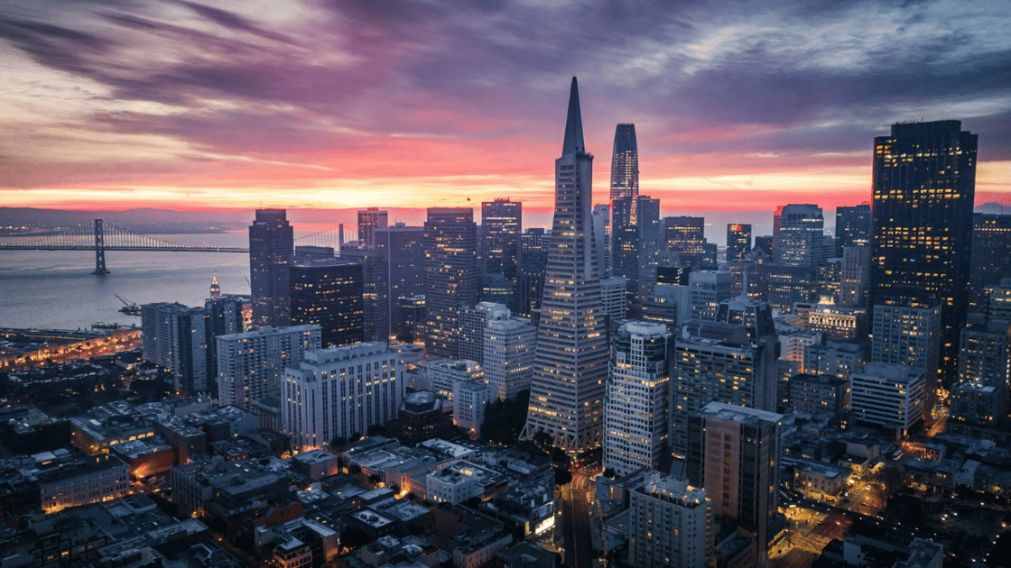 A view of downtown San Francisco