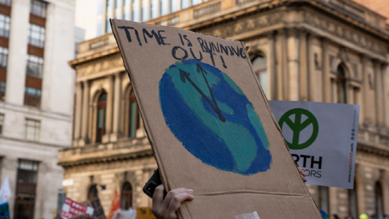 Activists at COP26 Youth March