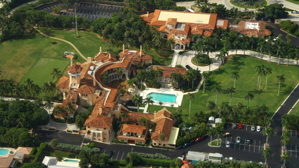 Aerial view of Mar-a-Lago