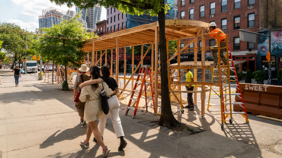 Al fresco dining in New York