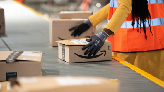 Amazon warehouse worker