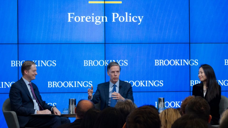 Ambassador Burns speaks at Brookings