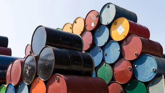 Barrels of oil