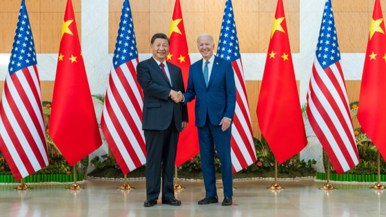 Biden and Xi shake hands at G-20 Summit