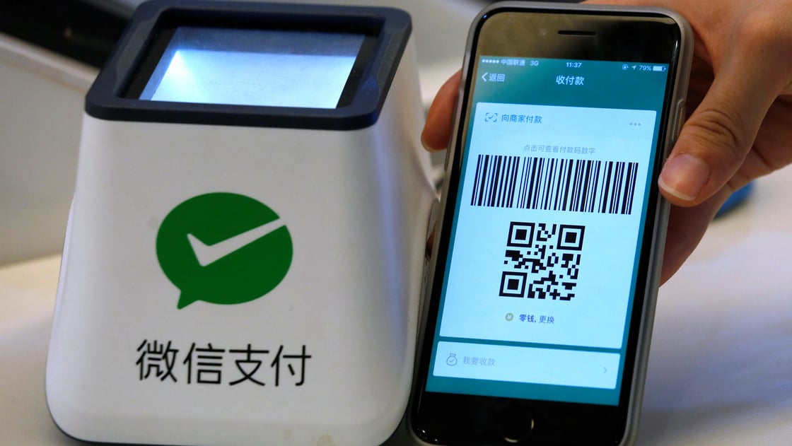 Mobile payment system in China