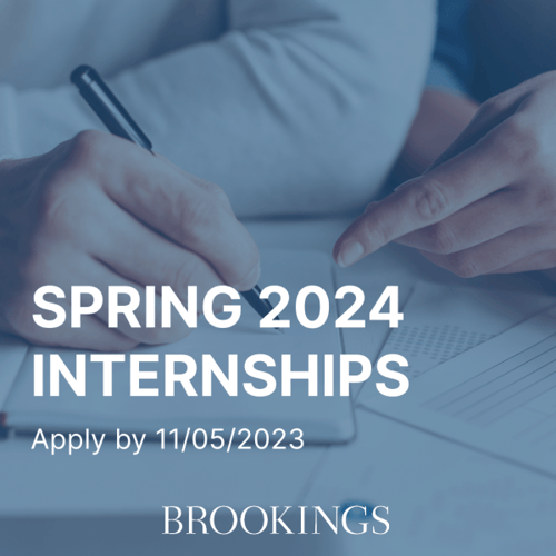 Brookings Spring internships