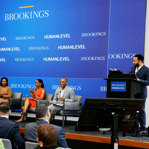 Brookings and John Legend’s HUMANLEVEL announce a new partnership to improve well-being, equity, and upward economic mobility for people and communities nationwide