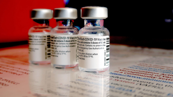 COVID-19 vaccine vials