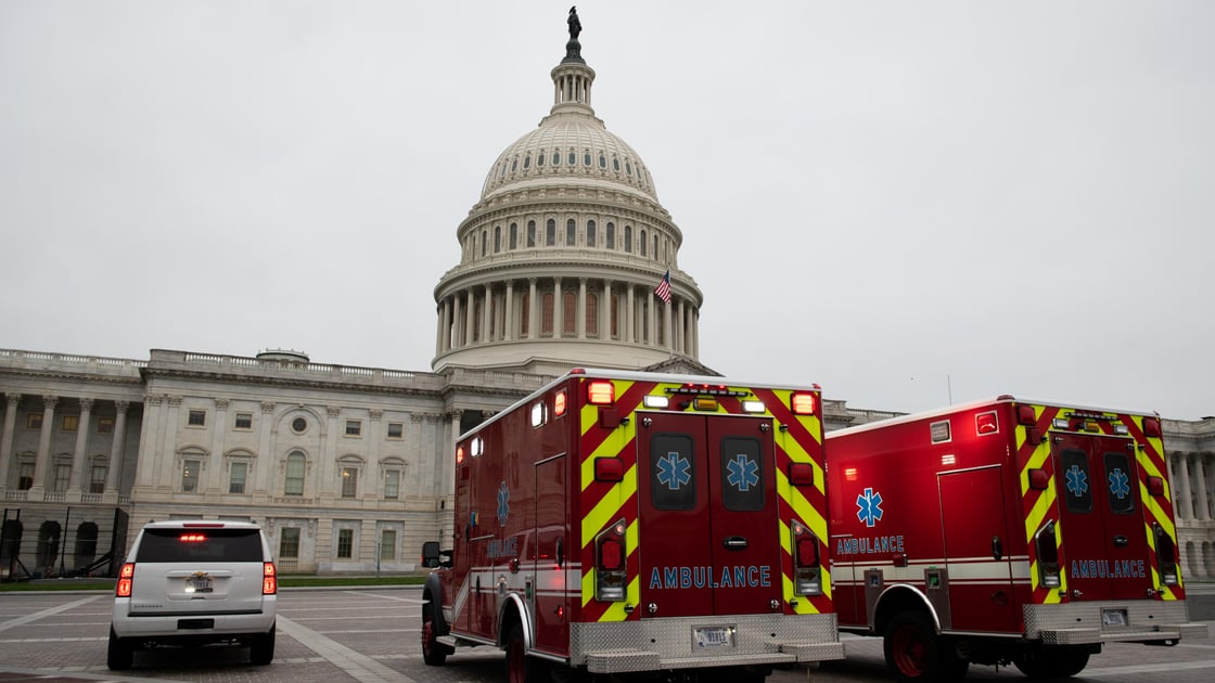 Capitol ambulances