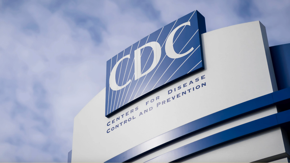 Centers for Disease Control and Prevention logo and building