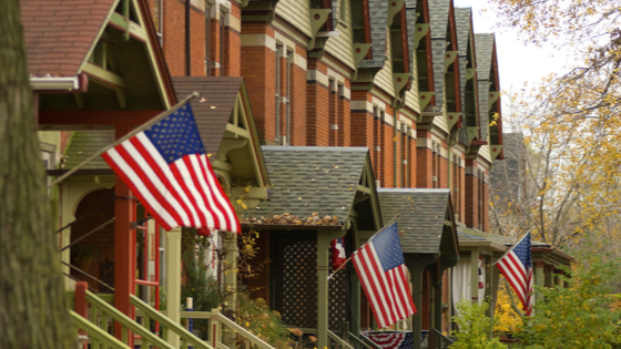 Chicago suburban neighborhood