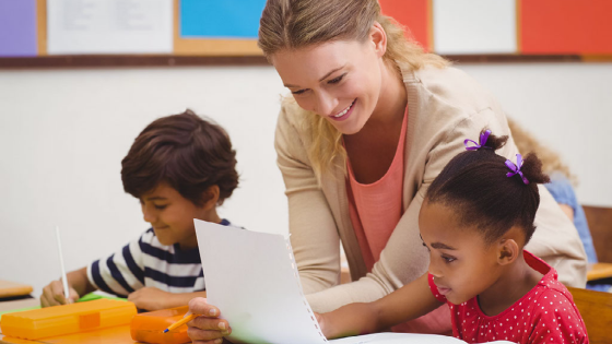 Children learn in a preschool