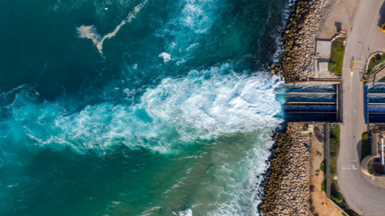 Desalination plant in Israel