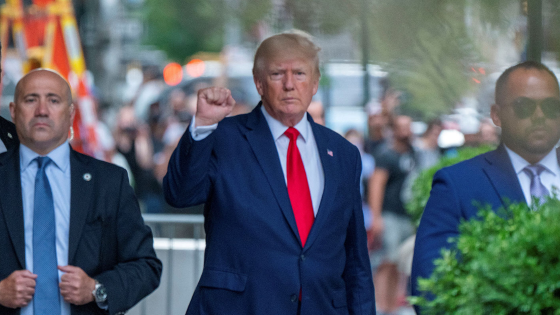 Donald Trump departs Trump Tower two days after FBI agents raided his Mar-a-Lago Palm Beach home