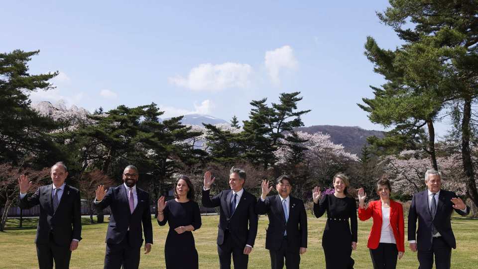 Foreign Ministers of the G7 meet in Karuizawa, Japan