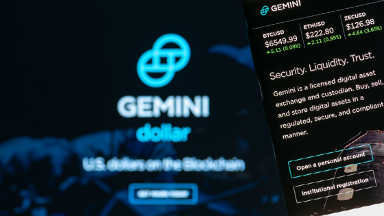 Gemini webpage displayed on the smartphone screen