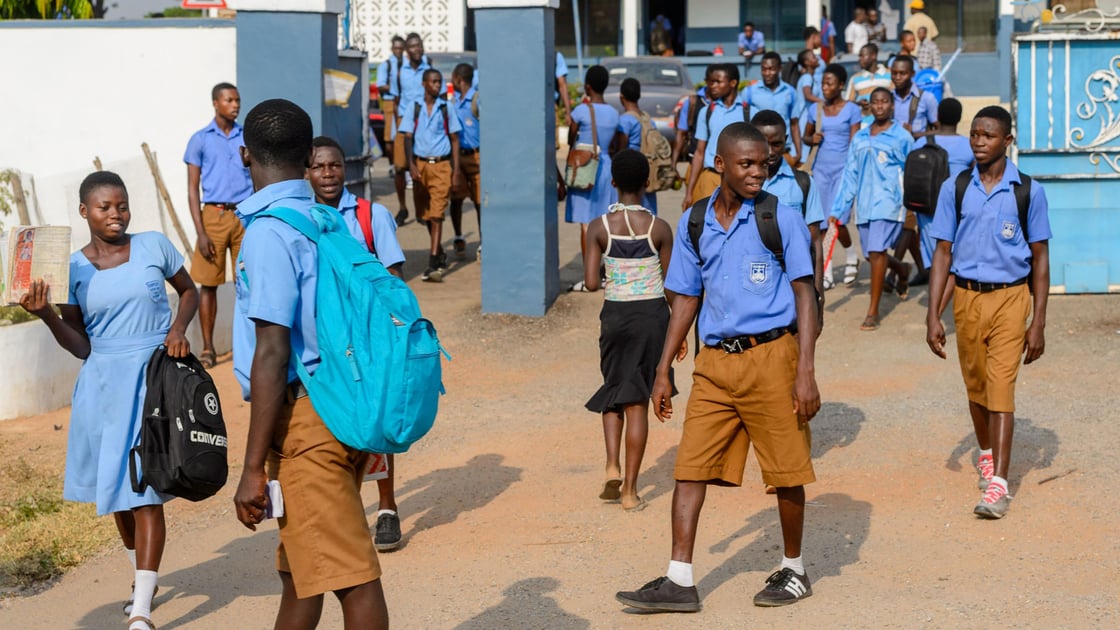 Ghana school children