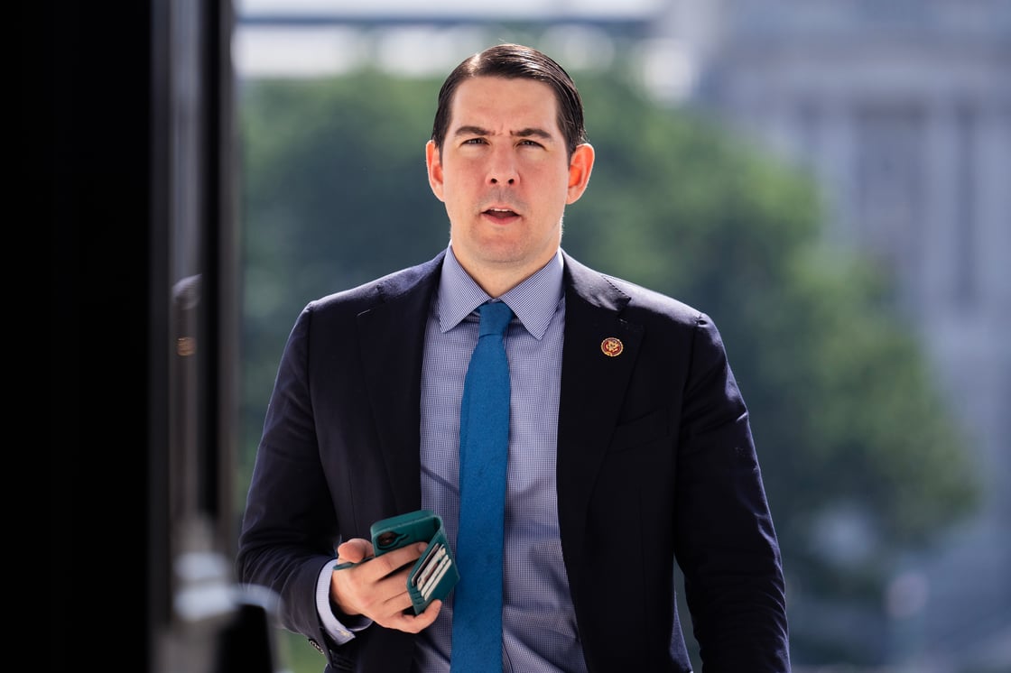Rep. Josh Harder (D-Calif.) arrives to the U.S. Capitol during the last votes of the week on Thursday, May 1, 2025. Tom Williams/CQ Roll Call/Sipa USA