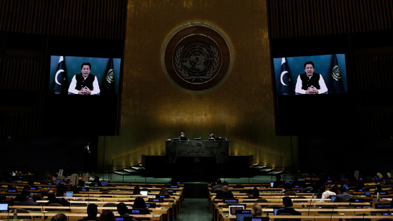 Imran Khan addresses the General Debate of the 76th Session of the United Nations General Assembly