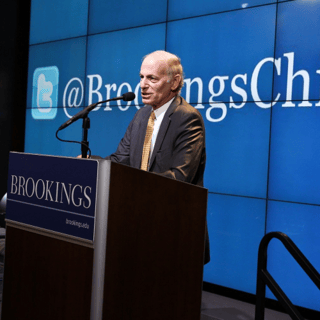 Jeffrey Bader at Brookings Podium