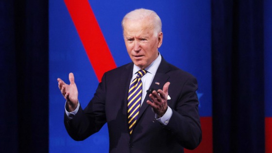 Joe Biden at a CNN townhall