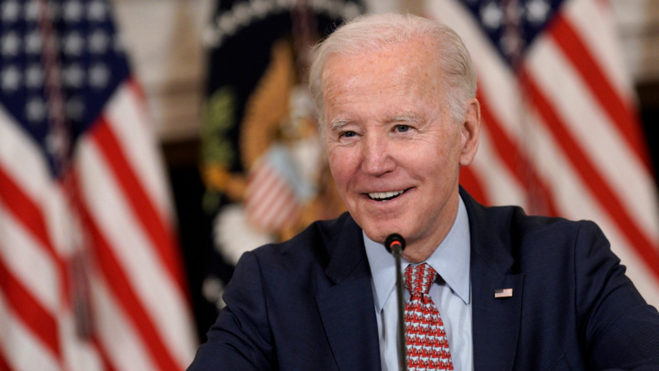 Joe Biden meets with the his Council of Advisors on Science and Technology in the State Dining Room at the White House