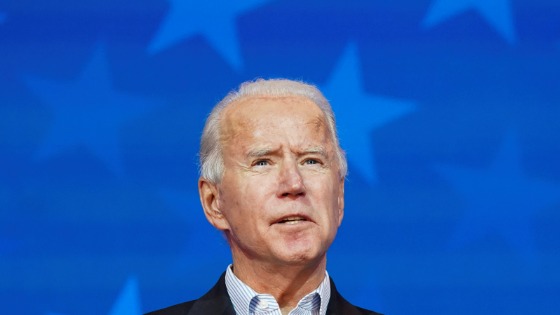 Joe Biden speaks in Wilmington