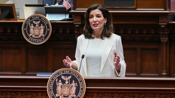 Kathy Hochul delivers her first State of the State address