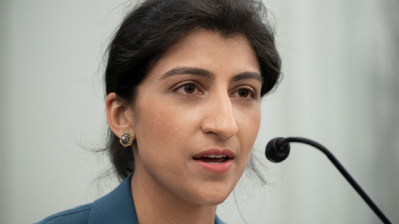 Lina Khan speaks on Capitol Hill