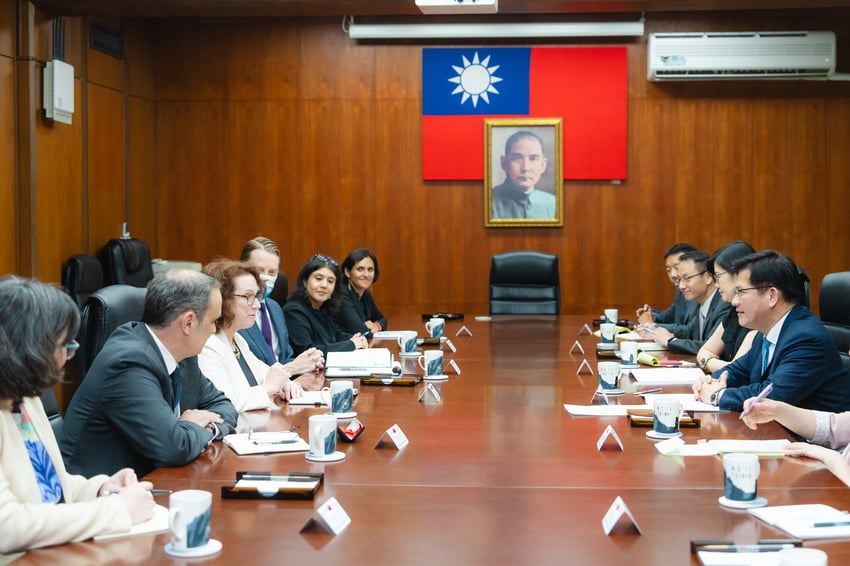 Brookings delegation meets with Minister of Foreign Affairs Lin Chia-Lung