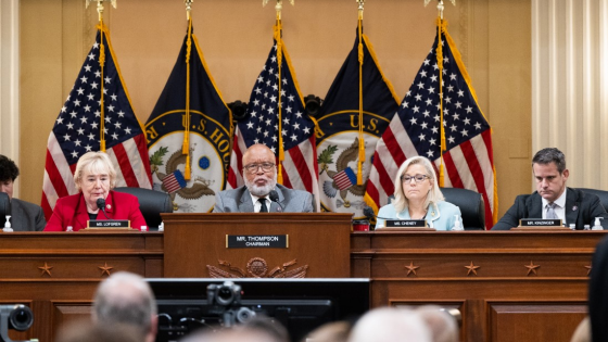 Members of the Jan. 6 Committee during a public hearing