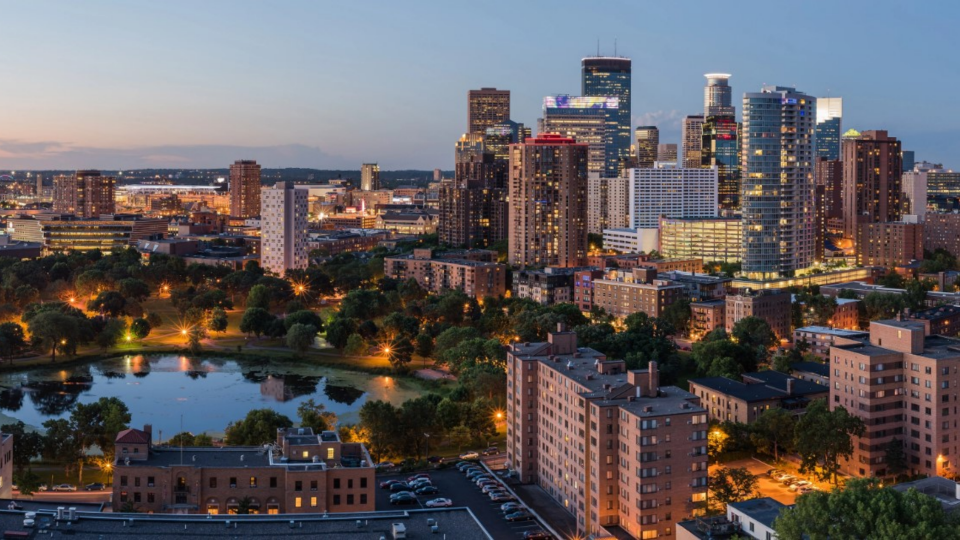 Panoramic view of Minneapolis