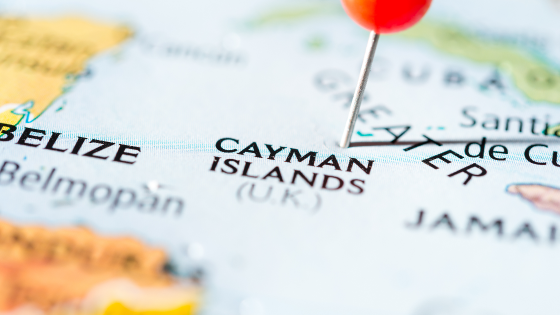 Pin on Cayman Islands on map