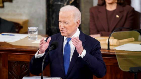 President Biden delivers his State of the Union address to a joint session of Congress in 2022