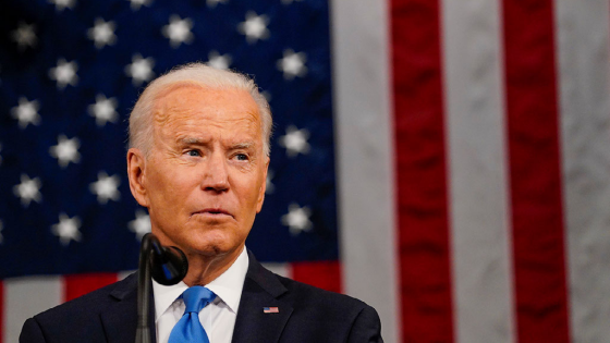 President Joe Biden addresses a joint session of Congress in 2021