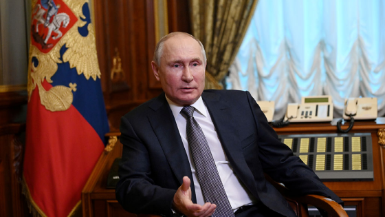 Russian President Putin answers questions about his recent article in Saint Petersburg