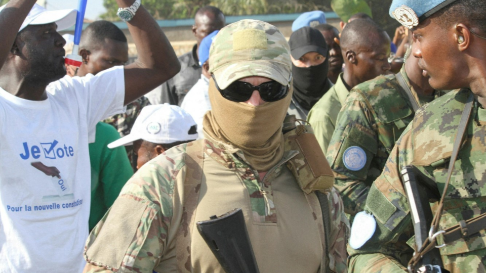 Russian officers from Wagner group provide presidential security in Bangui