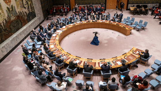 Security Council meeting and vote on resolution on war in Ukraine