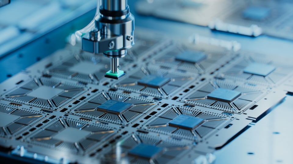 Semiconductor manufacturing process.