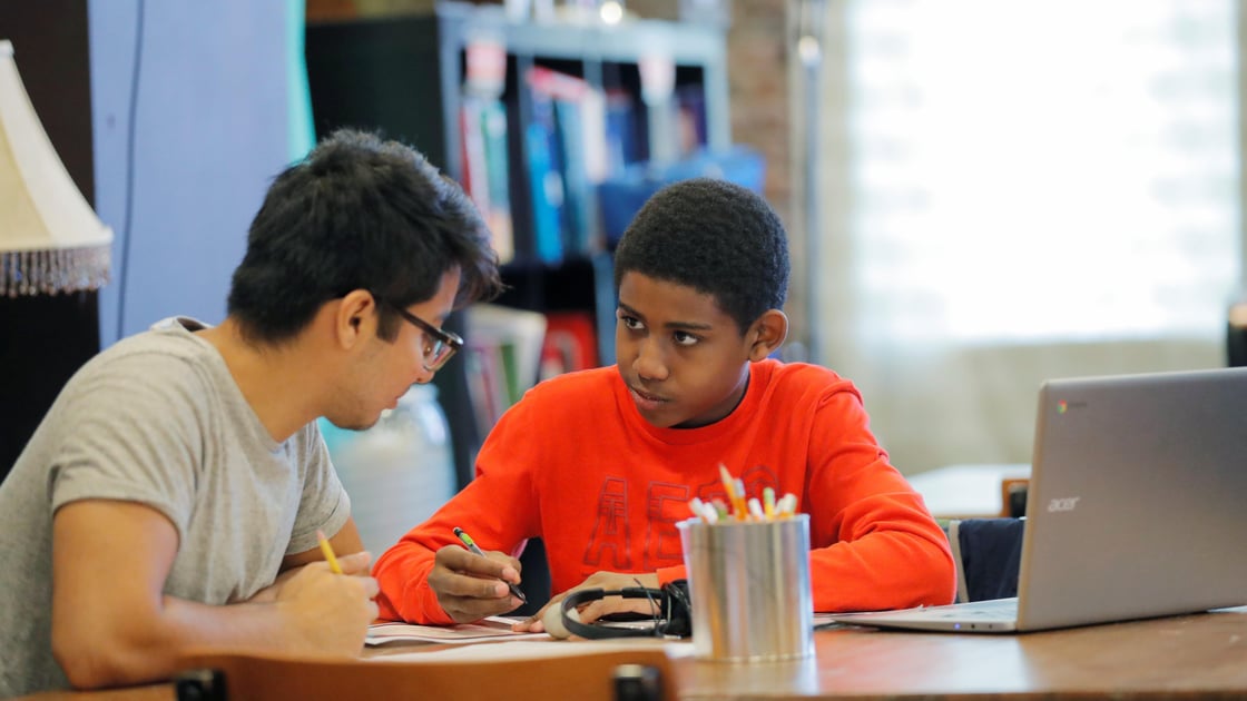 Students take part in after school programs at the educational nonprofit 826NYC