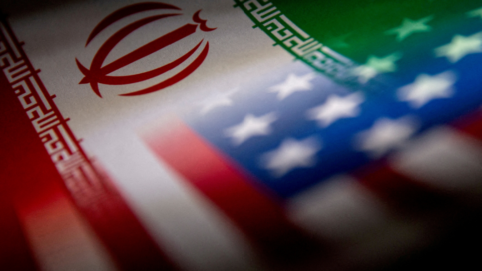 The Iranian and U.S. flags are seen printed on paper in this illustration taken January 27, 2022.