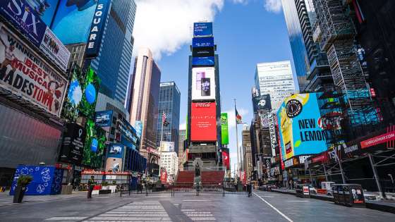 Times Square in New York City