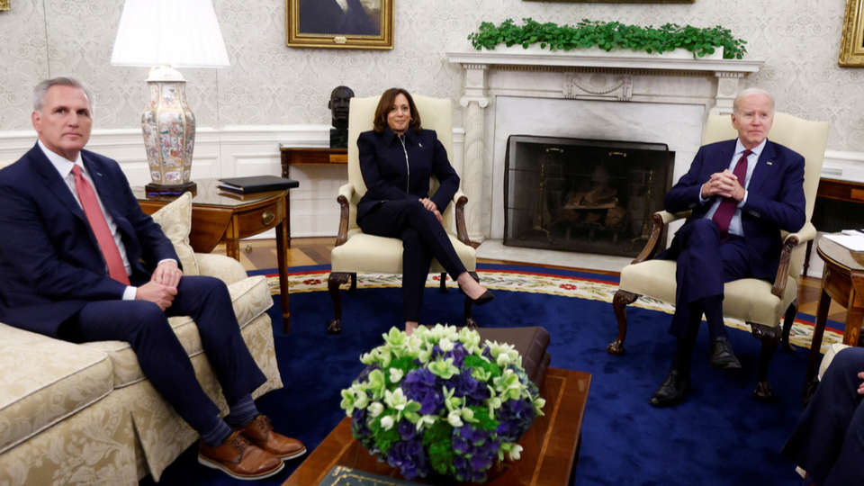 U.S. President Joe Biden holds debt limit talks with Congressional leaders at the White House in Washington, DC