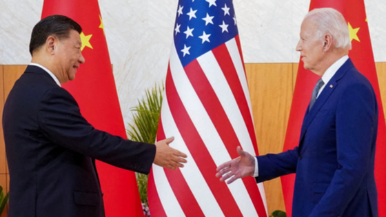 U.S. President Joe Biden meets with Chinese President Xi Jinping on the sidelines of the G20 leaders summit in Bali