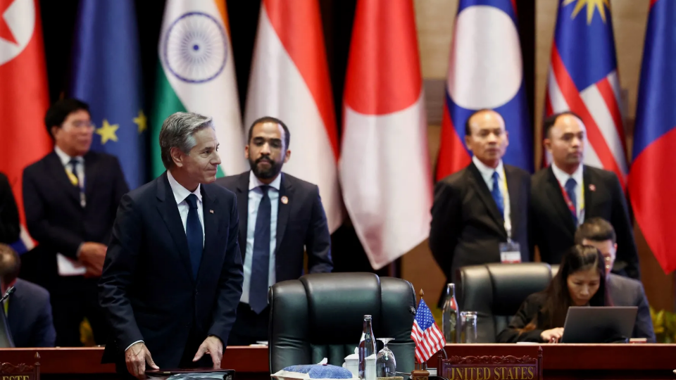 U.S. Secretary of State Antony Blinken attends the 31st ASEAN Regional Forum in Laos 