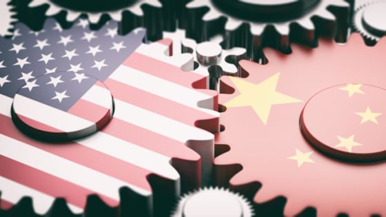 U.S. and China gears illustration