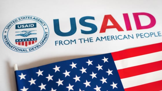 USAID logo and American flag.