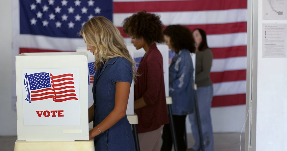 Voters voting
